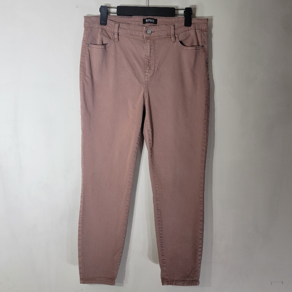 4/$20 Buffalo Havana High Rise Soft Stretch Skinny Ankle Jeans Light Brown 32 - Picture 2 of 8